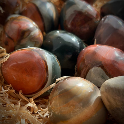 Ei aus Ozeanjaspis - wählbare Größe