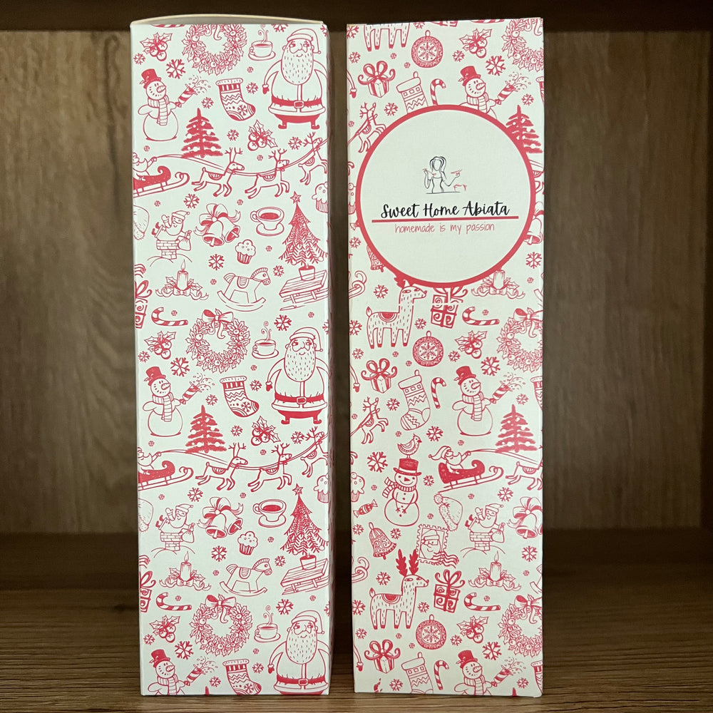 Schmuckkarton für 3x100 Gramm Gläser (Leerverpackung) - WEIHNACHTEN