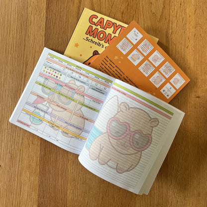 Capybara Moments – Schreib’s dir von der Seele: Dein 80-Tagebuch mit süßen Capybara Motiven auf jeder Seite