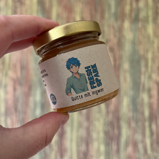 Fresh Spark – Quitte & Ingwer - Fruchtaufstrich - 100 Gramm