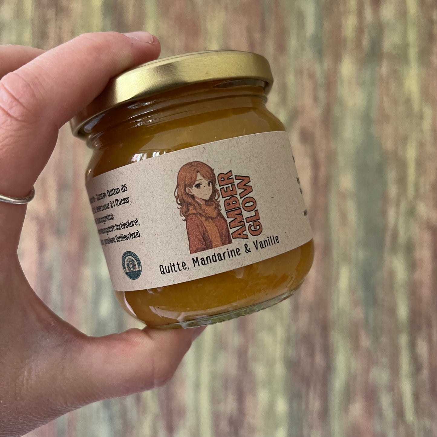 Amber Glow – Quitte & Mandarine -Fruchtaufstrich - 200 Gramm