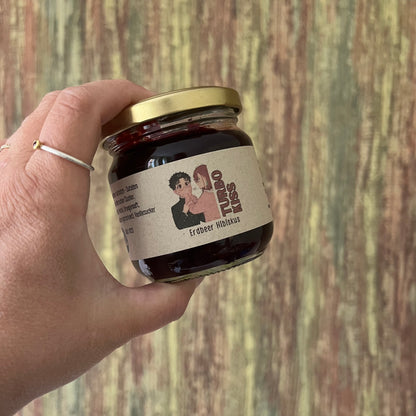 Turbo Kiss - Erdbeere Hibiskus - Fruchtaufstrich - 200 Gramm