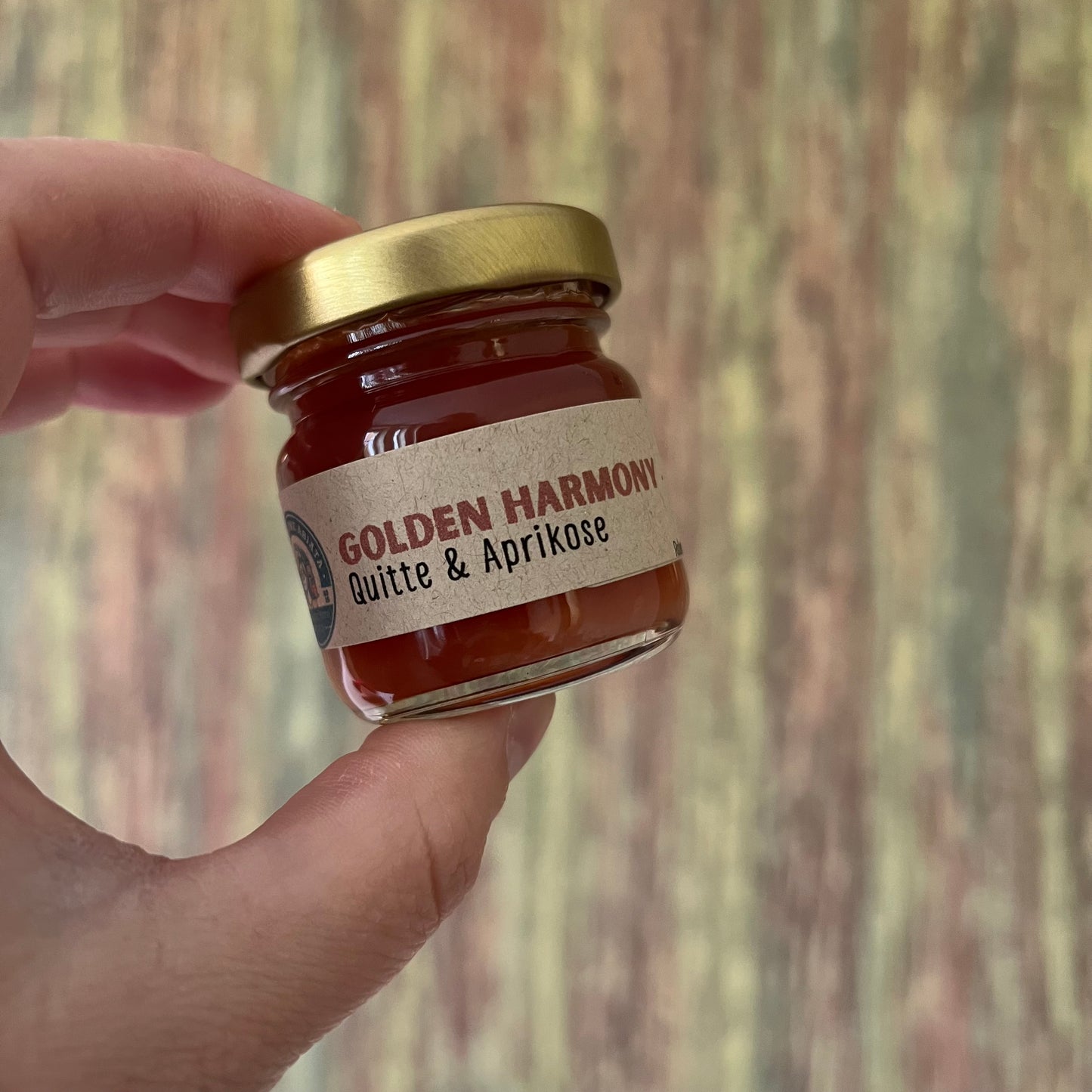 Golden Harmony – Quitte & Aprikose - Fruchtaufstrich - 40 Gramm