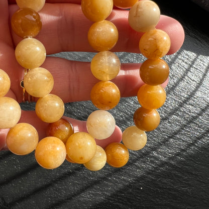 Gelbe Jade – Armband - 10mm