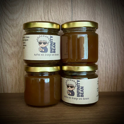 Infinity Bean - Kaffeegelee mit Banane und Orange - 100 Gramm