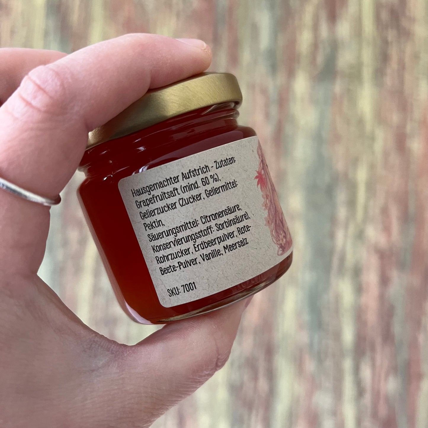 Grapefruit Erdbeertraum - Fruchtaufstrich 100 Gramm