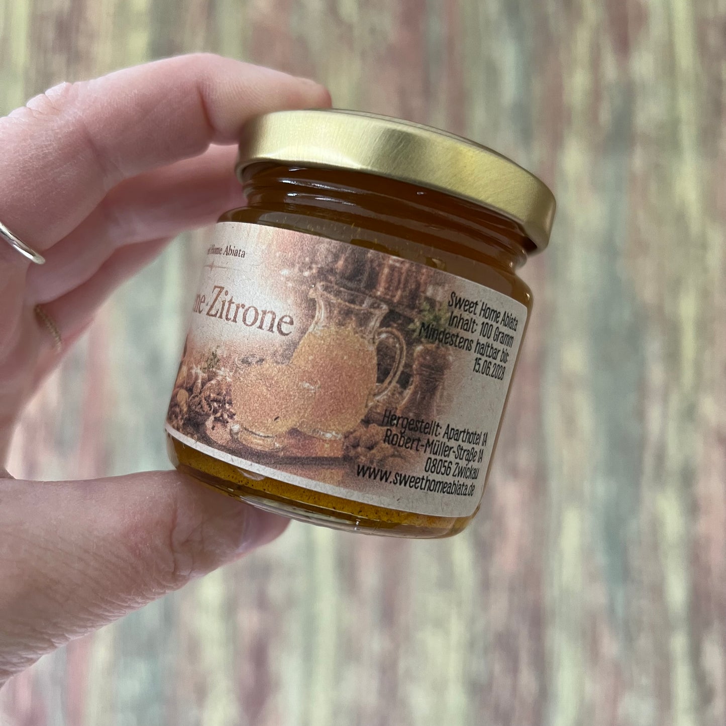 Goldene Zitrone – Gelee mit Zitronenlimonade und Goldener Milch - 100 Gramm