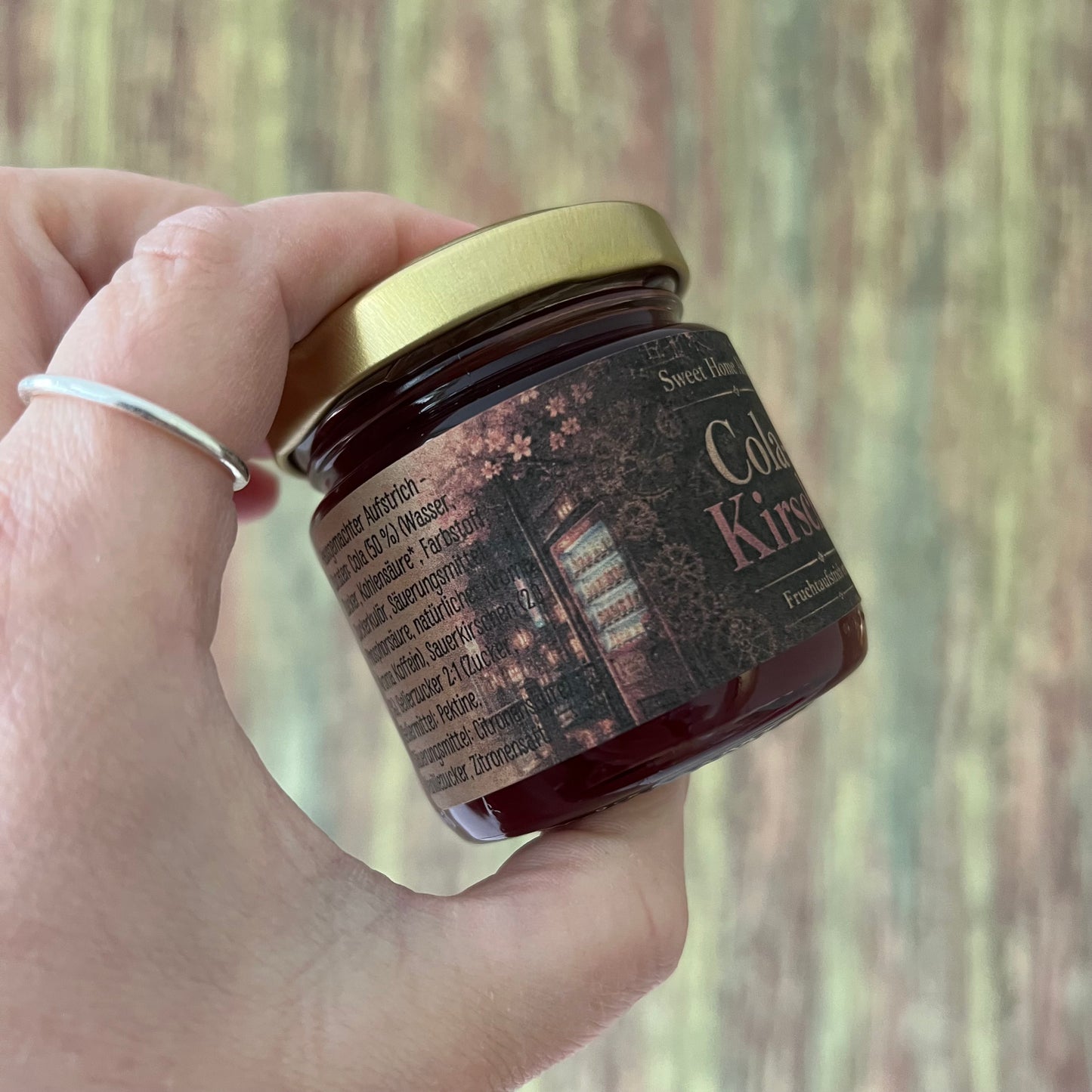 Sauerkirsche mit Cola und Vanille - Fruchtaufstrich extra - 100 Gramm