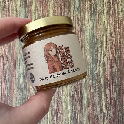 Amber Glow – Quitte & Mandarine -Fruchtaufstrich - 100 Gramm