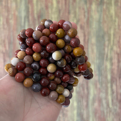 Mookait – 10 mm, ca. 18 cm - Armband