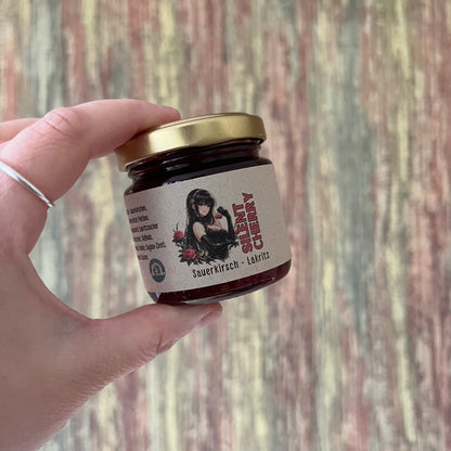 Silent Cherry - Sauerkirsche mit Lakritz - Fruchtaufstrich 100 Gramm