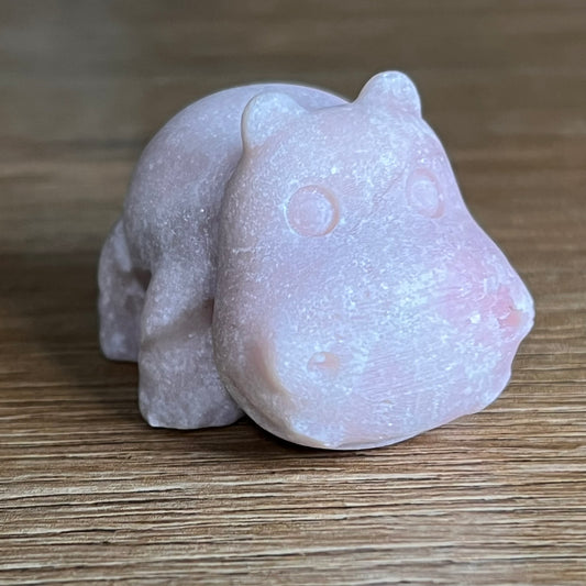 Pink Opal Nilpferd