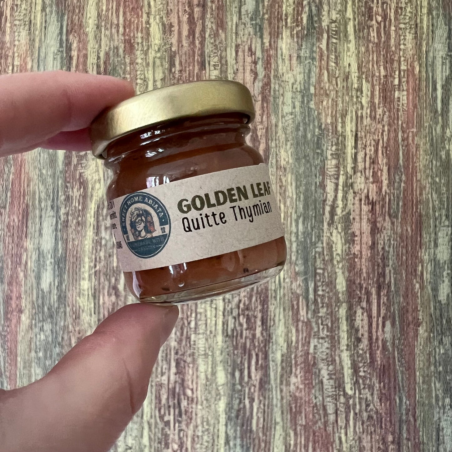 Golden Leaf – Quitte & Thymian-Fruchtaufstrich - 40 Gramm