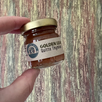 Golden Leaf – Quitte & Thymian-Fruchtaufstrich - 40 Gramm
