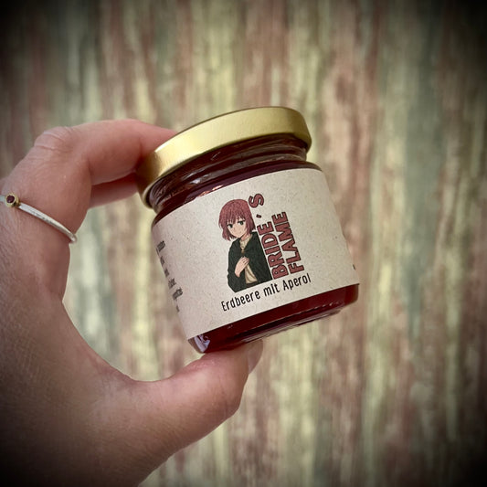 Bride´s Flame – Erdbeere mit Aperol - Fruchtaufstrich - 100 Gramm