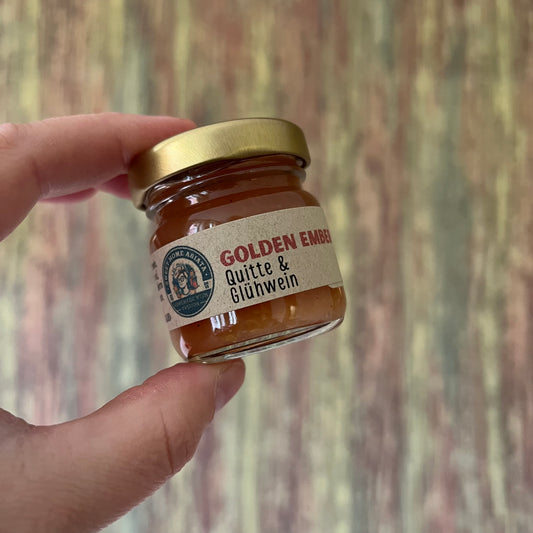 Golden Ember – Quitte & Glühwein -Fruchtaufstrich - 40 Gramm