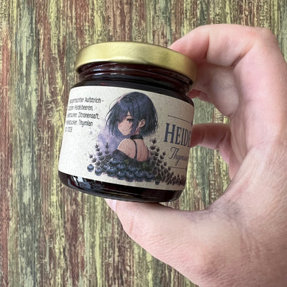 Heidelbeere mit Thymian - Fruchtaufstrich - 100 Gramm