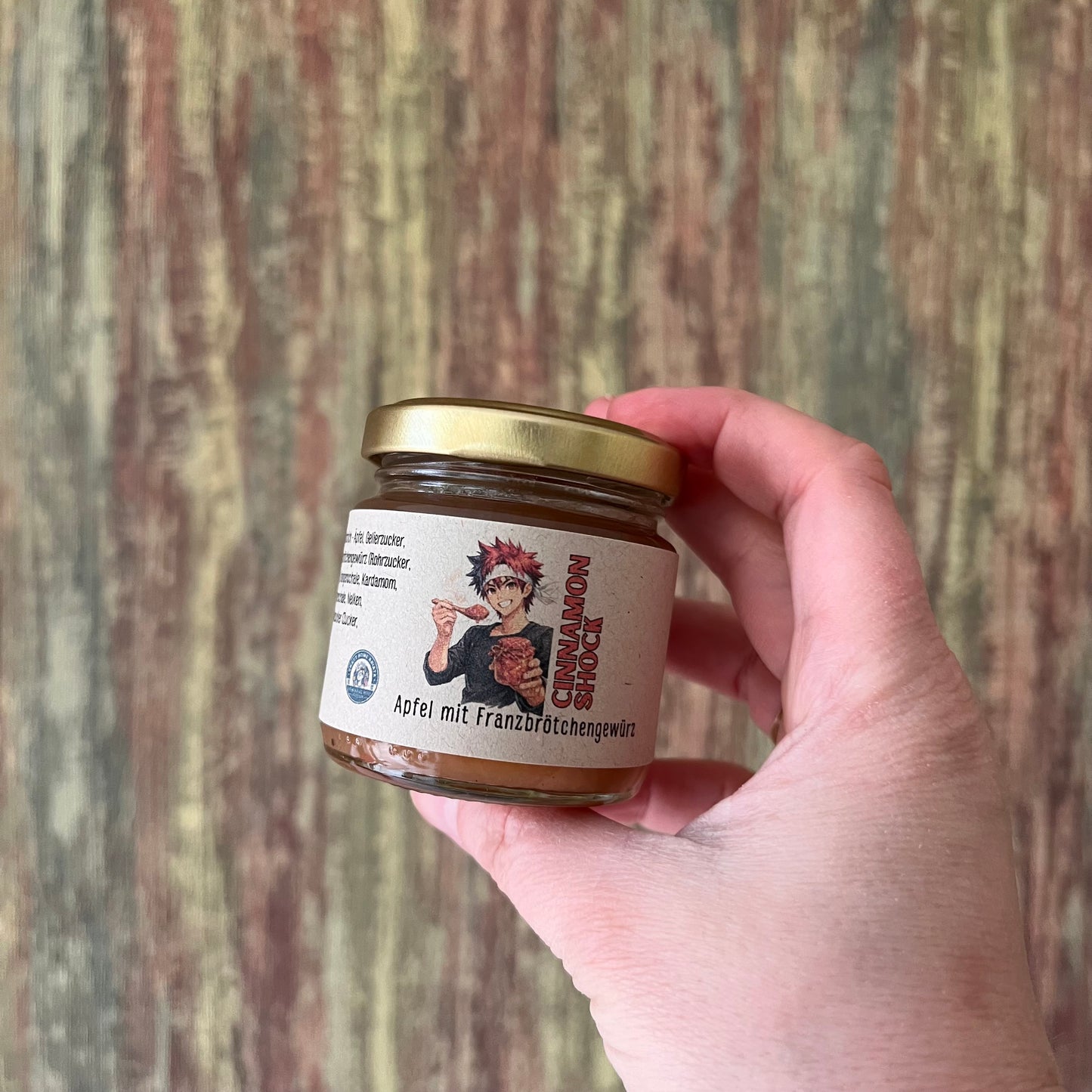 Cinnamon Shock – Apfel mit Franzbrötchengewürz - Fruchtaufstrich 100 Gramm