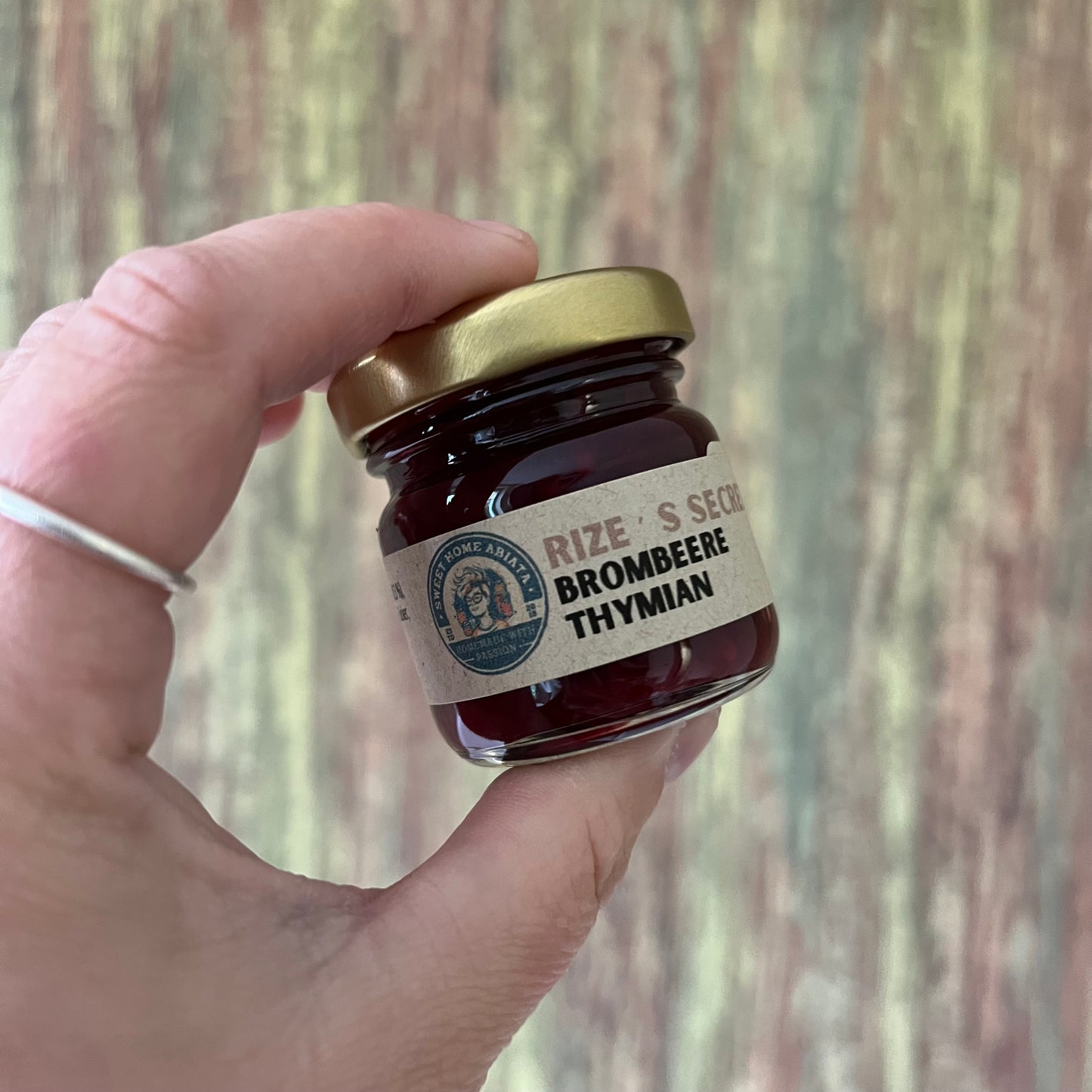 Rize’s Secret – Brombeer-Thymian-Vanille -Fruchtaufstrich - 40 Gramm