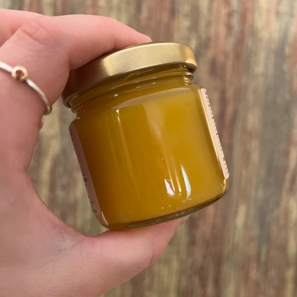 Pfirsich · Maracuja · Weiße Schokolade - Fruchtaufstrich 100 Gramm