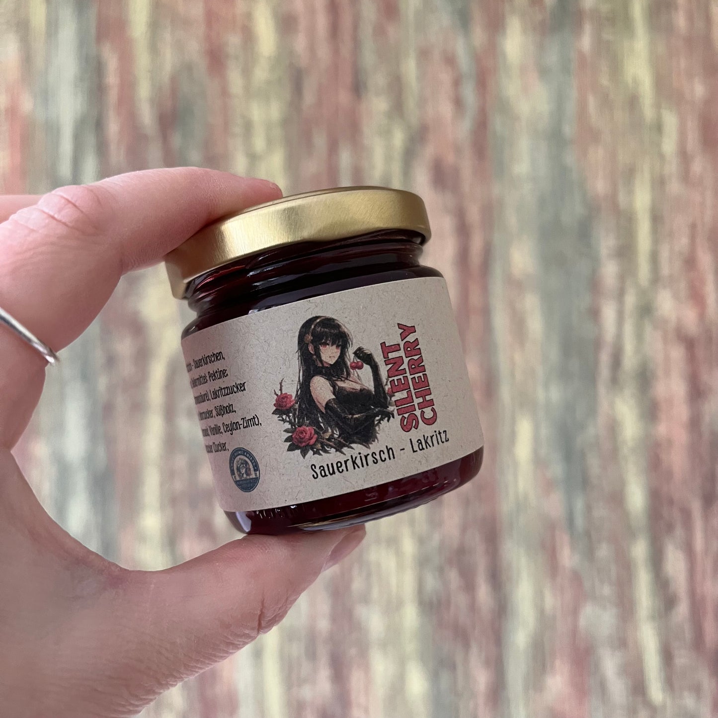 Silent Cherry - Sauerkirsche mit Lakritz - Fruchtaufstrich 100 Gramm