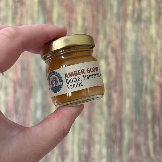 Amber Glow – Quitte & Mandarine -Fruchtaufstrich - 40 Gramm