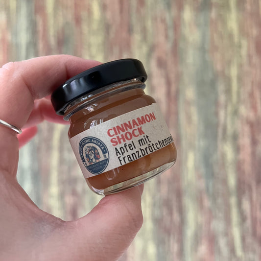 Cinnamon Shock – Apfel mit Franzbrötchengewürz - Fruchtaufstrich 40 Gramm