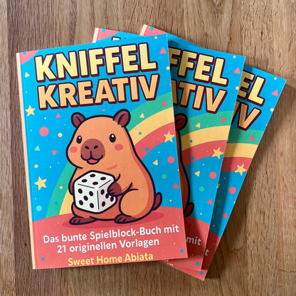 Kreativ Würfelblock: 21 kreative Spielvorlagen zum Heraustrennen! - Limited Edition Capybara