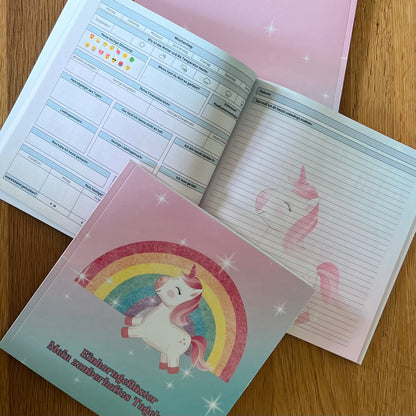 Einhorngeflüster: Mein zauberhaftes Tagebuch: Ein Tagebuch für Kinder und Jugendliche, 60 Tage voller Erinnerungen, Selbstreflexion und Gedanken