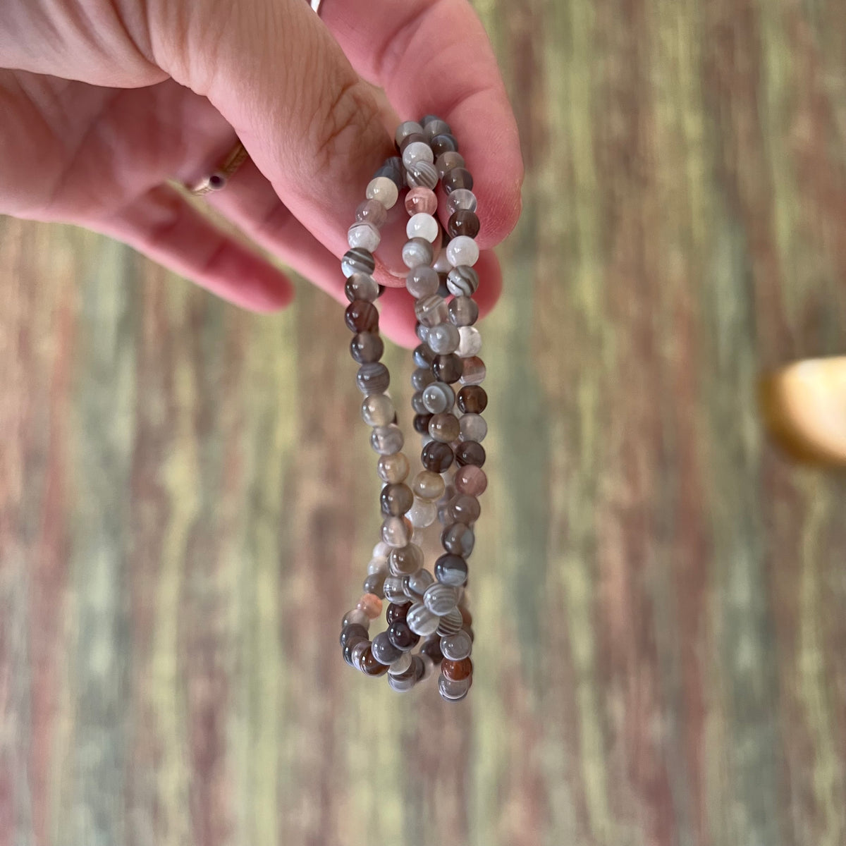 Armband Botswana Achat – 4 mm / ca. 18 cm