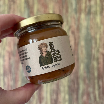 Golden Leaf – Quitte & Thymian-Fruchtaufstrich - 200 Gramm