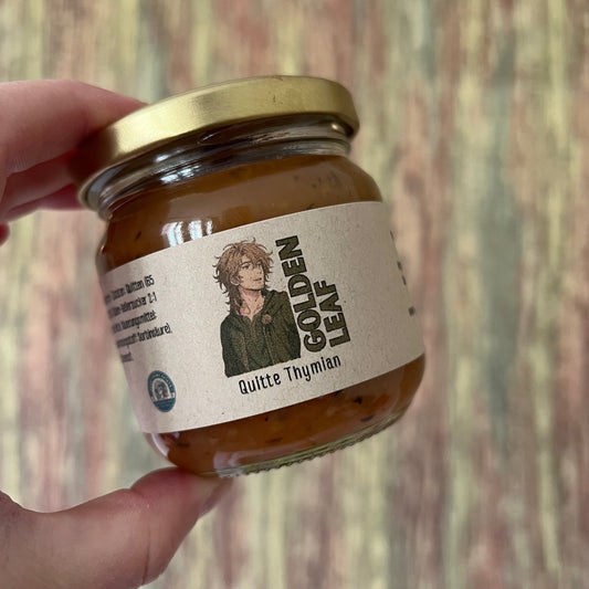 Golden Leaf – Quitte & Thymian-Fruchtaufstrich - 200 Gramm