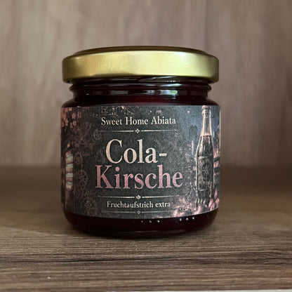 Sauerkirsche mit Cola und Vanille - Fruchtaufstrich extra - 100 Gramm