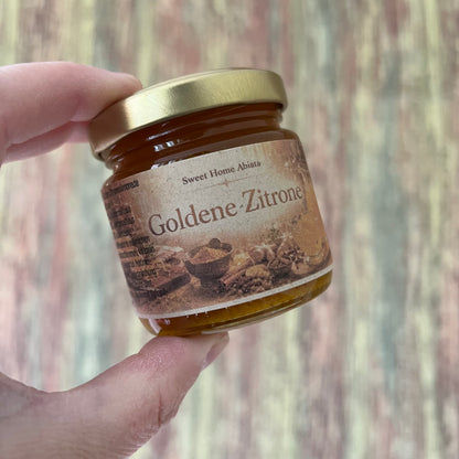 Goldene Zitrone – Gelee mit Zitronenlimonade und Goldener Milch - 100 Gramm