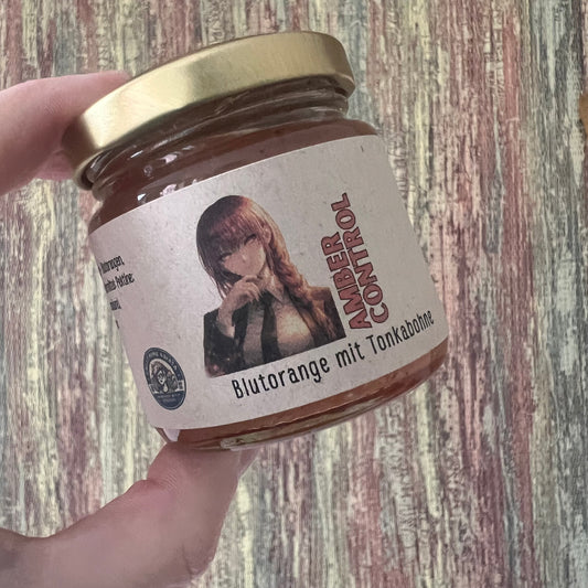 Amber Control - Blutorange mit Tonkabohne - Fruchtaufstrich 100 Gramm