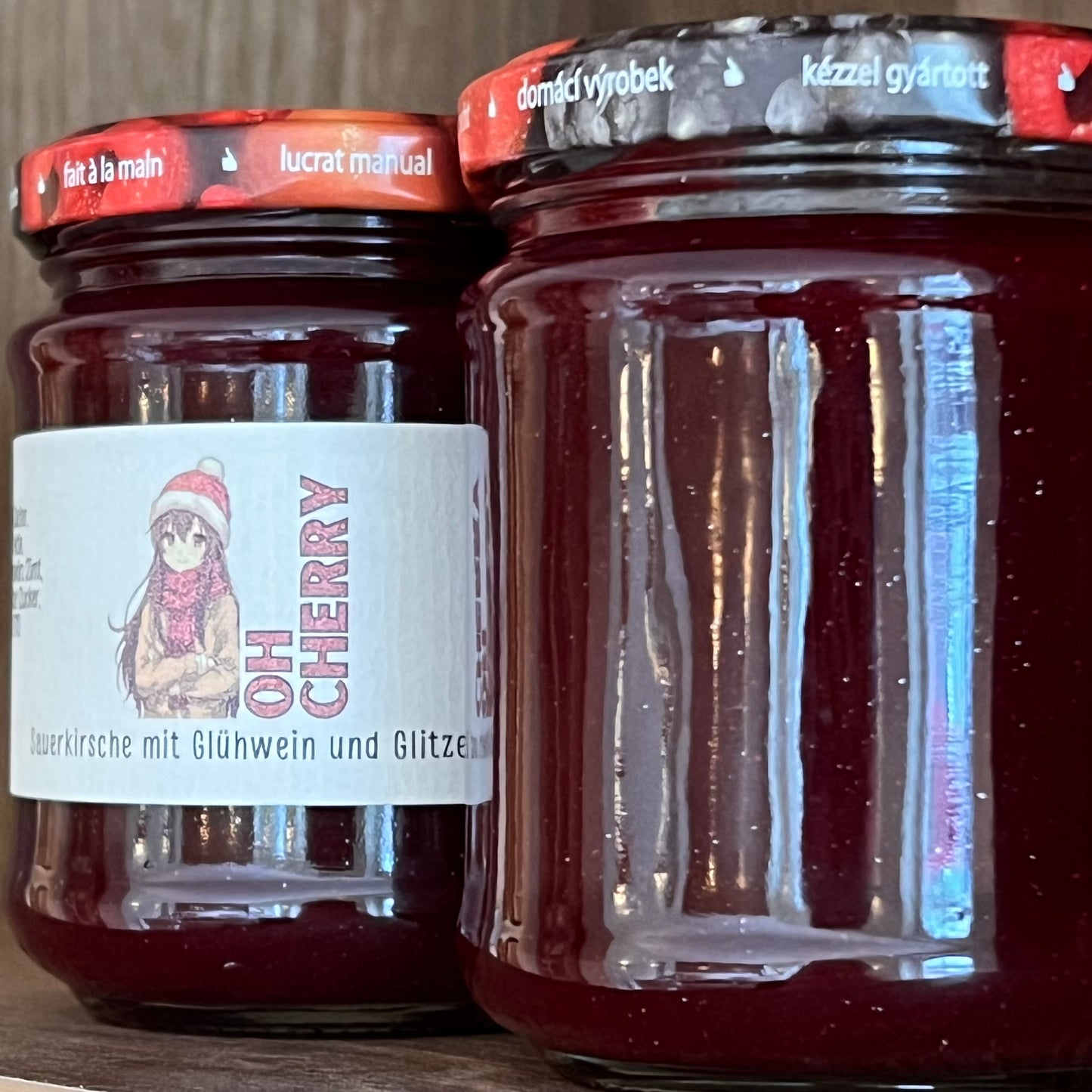 Oh Cherry - Sauerkirsche mit Glühwein - Fruchtaufstrich - 200 Gramm