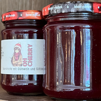 Oh Cherry - Sauerkirsche mit Glühwein - Fruchtaufstrich - 200 Gramm