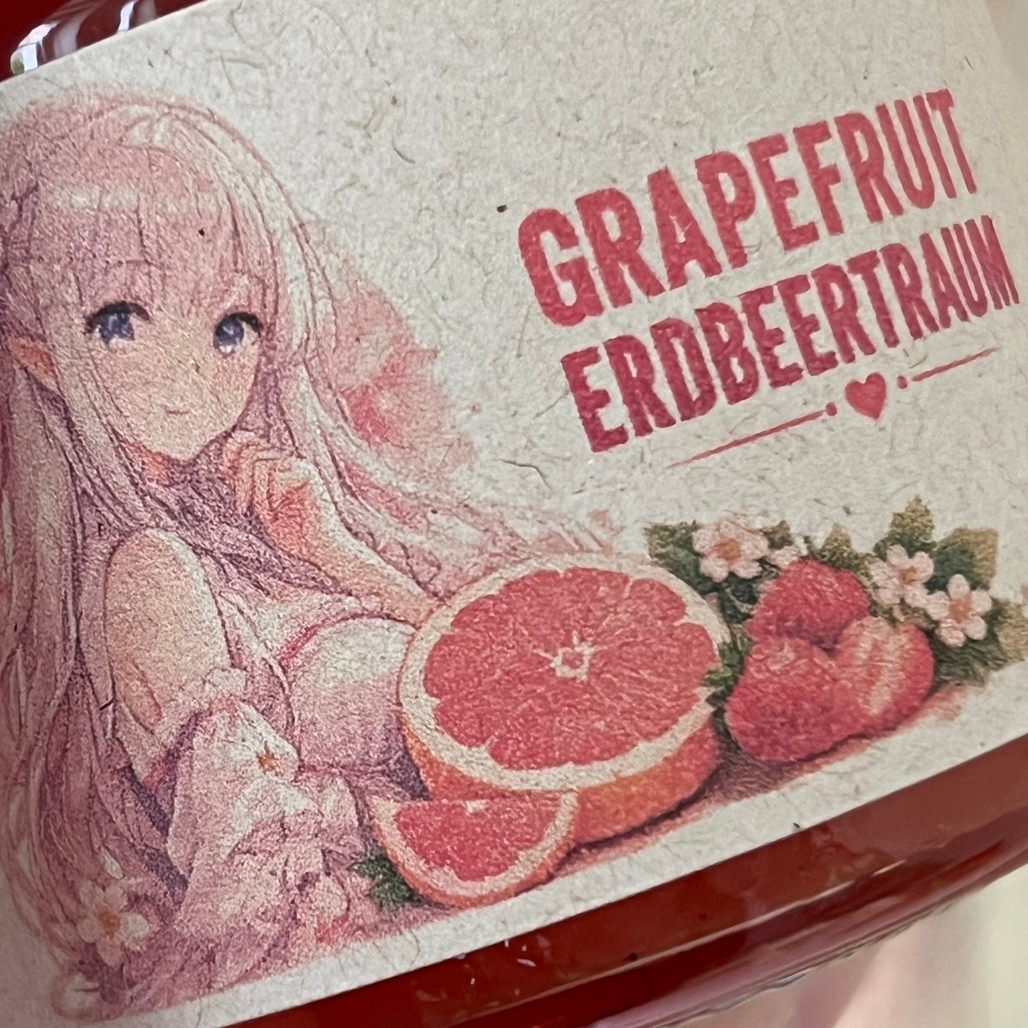 Grapefruit Erdbeertraum - Fruchtaufstrich 100 Gramm