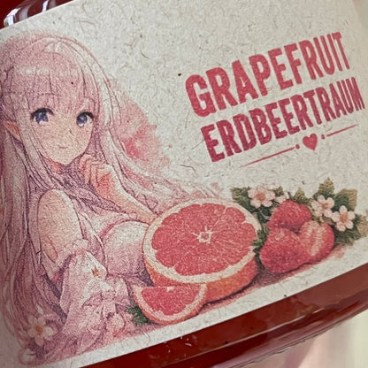 Grapefruit Erdbeertraum - Fruchtaufstrich 100 Gramm