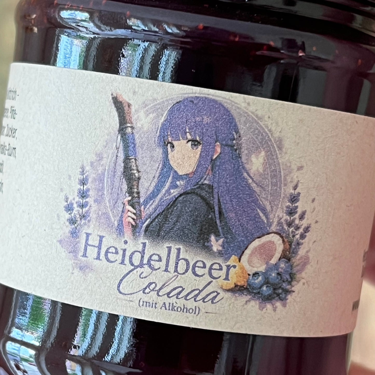 Heidelbeer Colada - Fruchtaufstrich - 200 Gramm