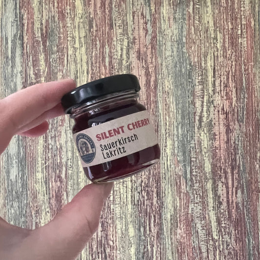 Silent Cherry - Sauerkirsche mit Lakritz - Fruchtaufstrich 40 Gramm