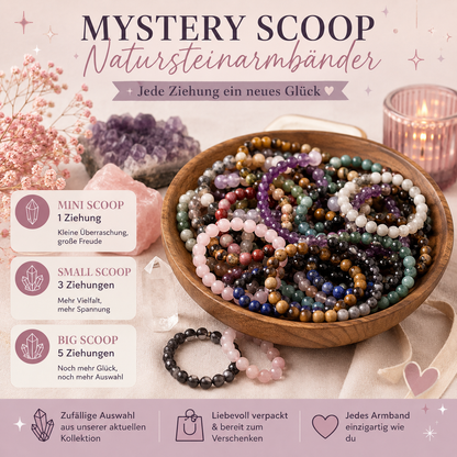 Mystery Scoop – Naturstein Armband