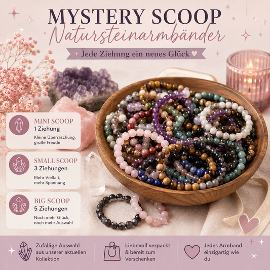 Mystery Scoop – Naturstein Armband