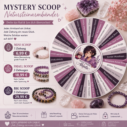 Mystery Scoop – Naturstein Armband