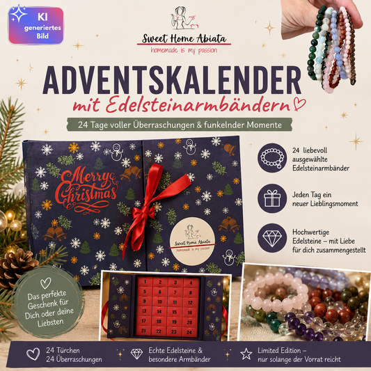 Schmuckarmband-Adventskalender 2026 – 24 Schmucküberraschungen - Edition 2026