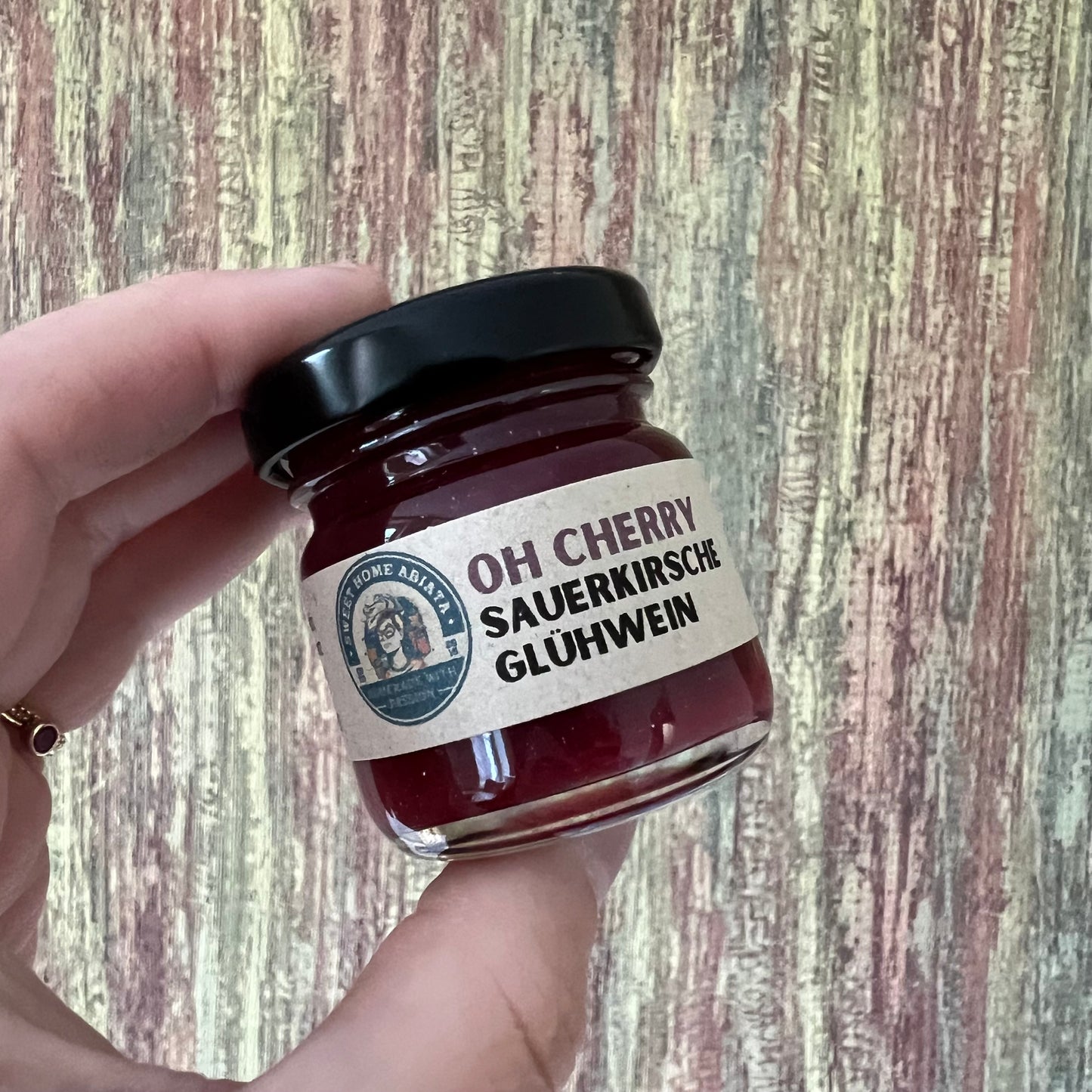 Oh Cherry - Sauerkirsche mit Glühwein - Fruchtaufstrich - 40 Gramm