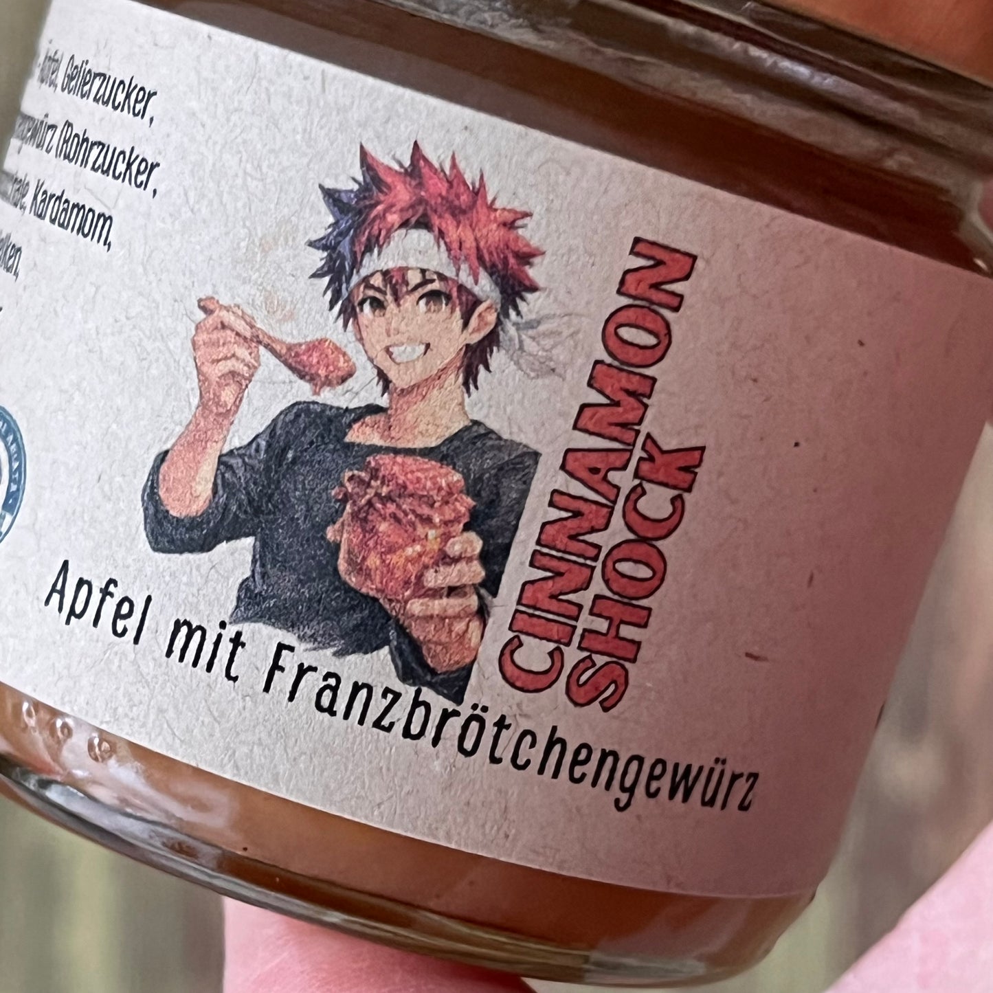 Cinnamon Shock – Apfel mit Franzbrötchengewürz - Fruchtaufstrich 100 Gramm
