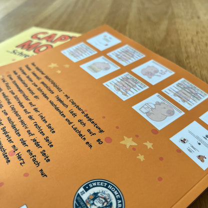 Capybara Moments – Schreib’s dir von der Seele: Dein 80-Tagebuch mit süßen Capybara Motiven auf jeder Seite