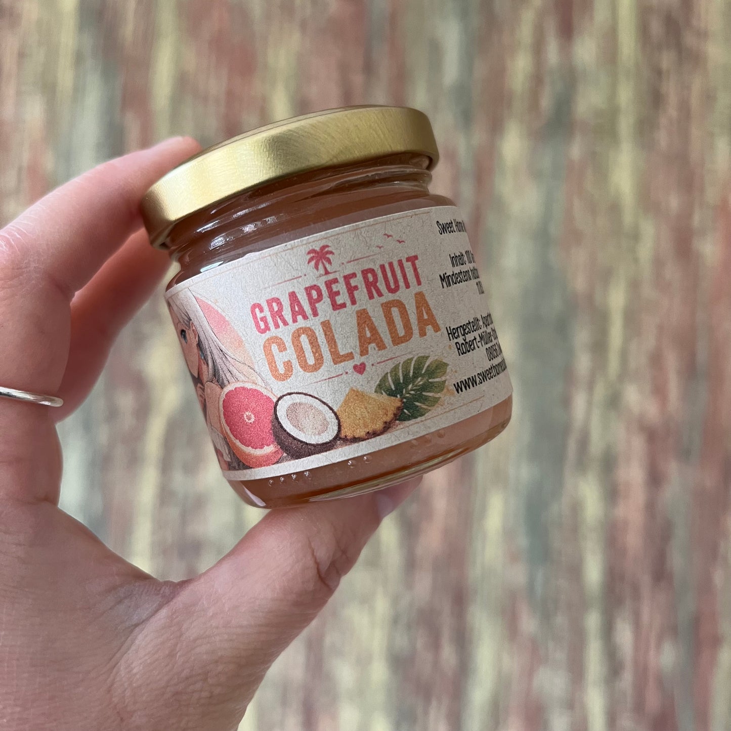 Grapefruit Colada (mit Alkohol) - Fruchtaufstrich 100 Gramm