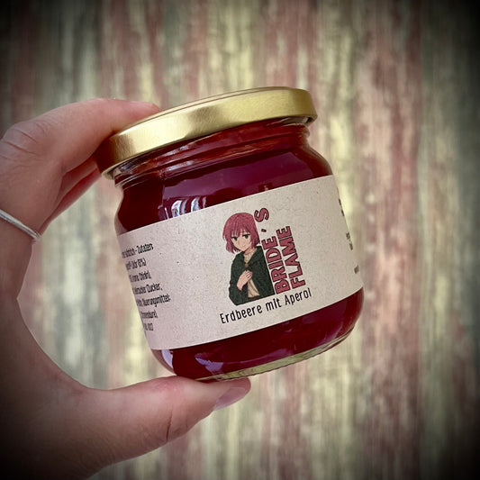 Bride´s Flame – Erdbeere mit Aperol - Fruchtaufstrich - 200 Gramm